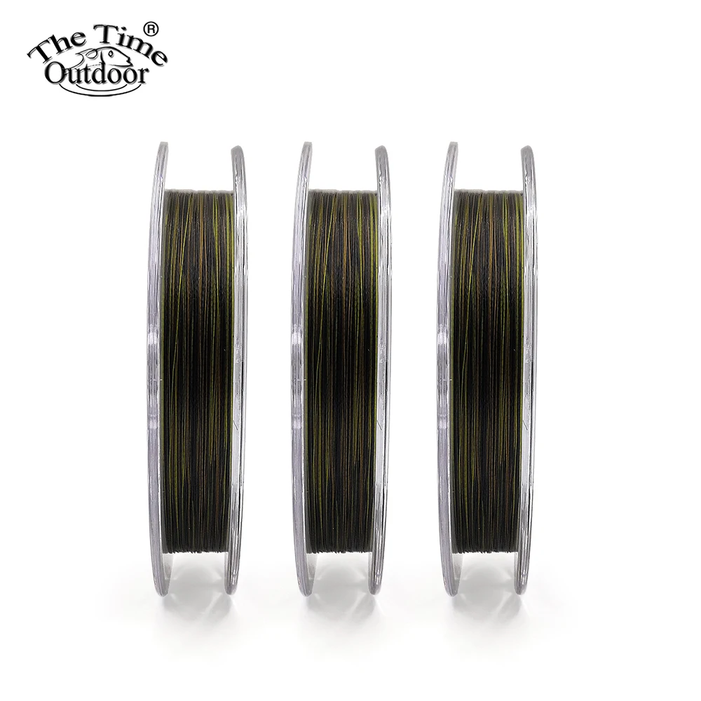 Línea de pesca trenzada súper fuerte de 130M, línea de pesca multifilamento de 4 hebras, línea Multifilamento 4X PE, aparejos de líneas de carpa - imagen 4