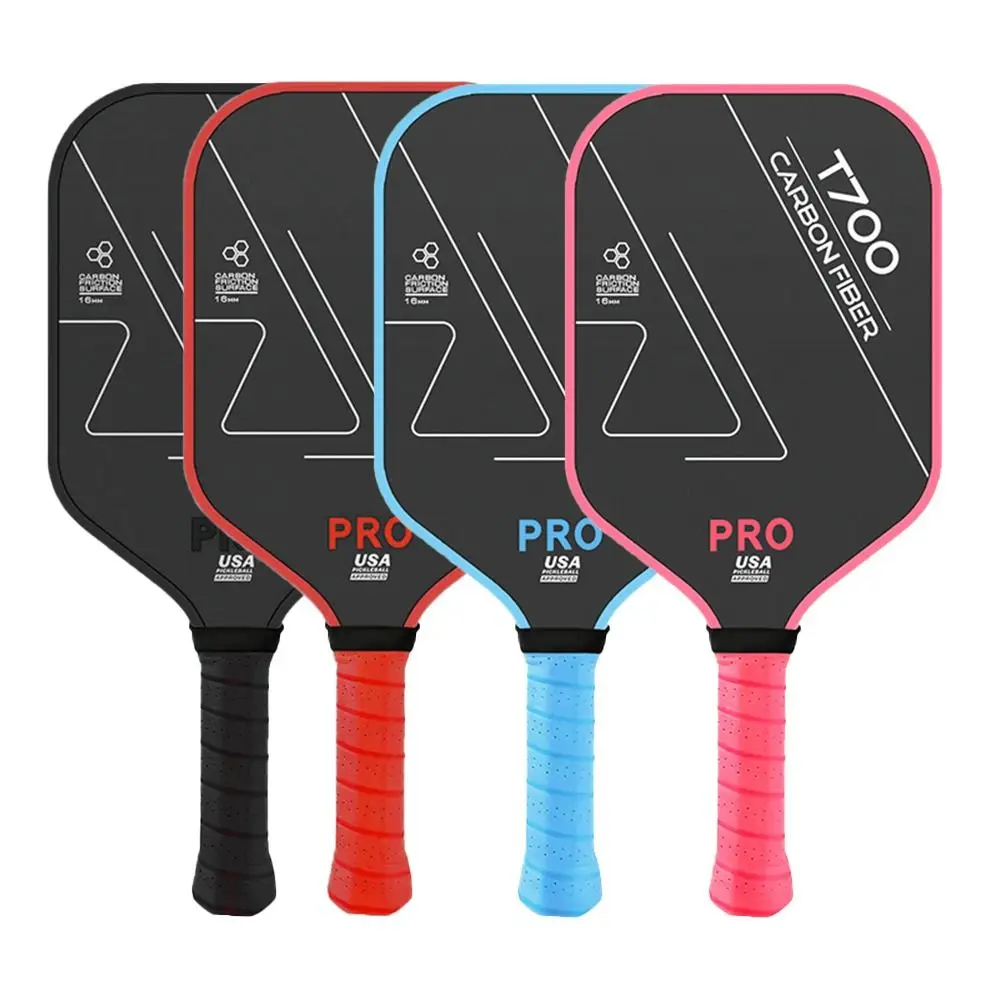 Paletas de Pickleball T700, raquetas de Pickleball de superficie esmerilada de fibra de carbono, paletas de bola de Pickle ligeras aprobadas por USAPA, 1 ud. - imagen 2