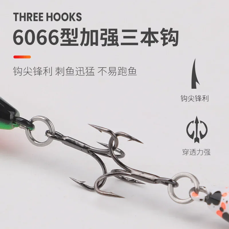 MUKUN 1 unids/lote Mini señuelo de pesca Popper 3,5g/40mm agua superior Artificial pequeño cebo duro anzuelo afilado Crankbait Wobbler aparejos - imagen 5