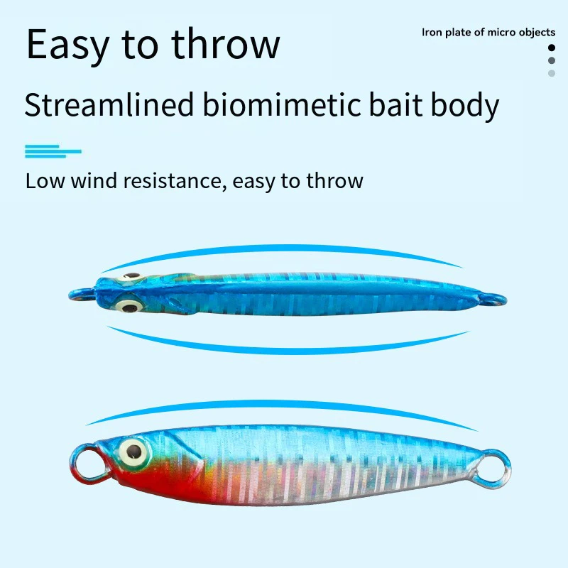 3,2 cm/3g Mini VIB señuelo Metal fundido Jig cuchara Pesca pescado Micro lentejuelas Señuelos de Pesca - imagen 2