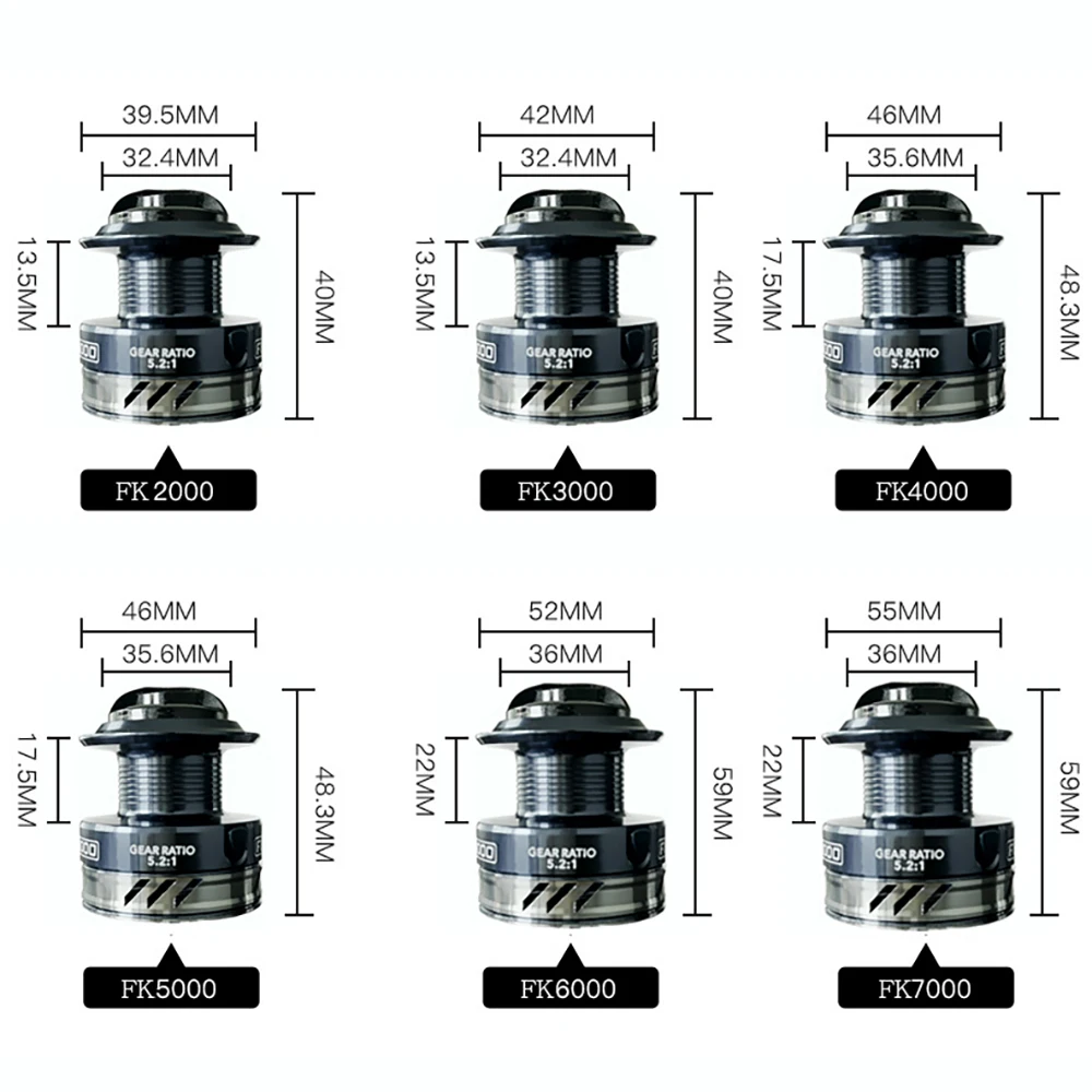Carrete de pesca duradero, carrete de Metal, rueda giratoria, arrastre máximo de 12kg, mano intercambiable izquierda/derecha 2000/3000/4000/5000/6000/7000 - imagen 4