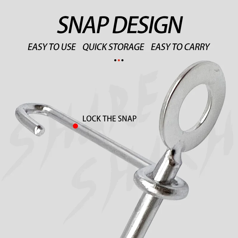 Esparcidor de boca de pescado, juego de removedor de anzuelos de señuelo de rana de pesca, Extractor de anzuelos de pescado de acero inoxidable, herramientas de pesca - imagen 4