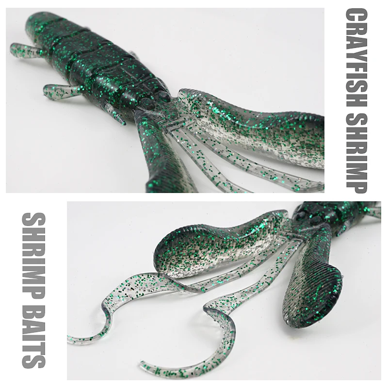 SUNMILE-SEÑUELOS DE PESCA DE 9cm/10,5g, cebos artificiales, lubina, Lucio, camarón, 8 unidades - imagen 2