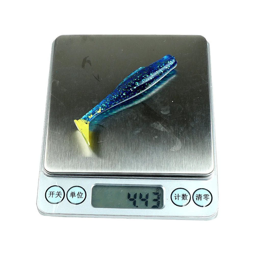 Vinilo Shad cola de paleta para pesca de depredadores - imagen 3