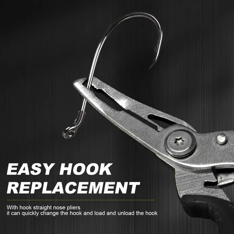 Alicates de pesca multifunción, herramientas, accesorios para productos, alicates de aparejos de invierno, tornillo de banco, tijeras para tejer moscas, juego de trenza, pinzas para pescado - imagen 4