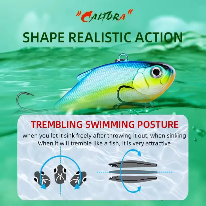 BEARKING 5cm 7g marca superior Wobblers profesionales Señuelos de Pesca cebo vibratorio para pesca en hielo accesorios artificiales - imagen 2