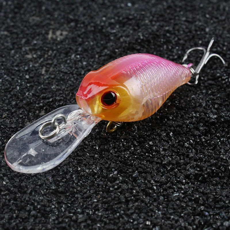 Señuelo de pesca 4,2g/6cm cebo de manivela señuelos artificiales mecedora láser pez gordo pequeño 1 pieza VENTA - imagen 2