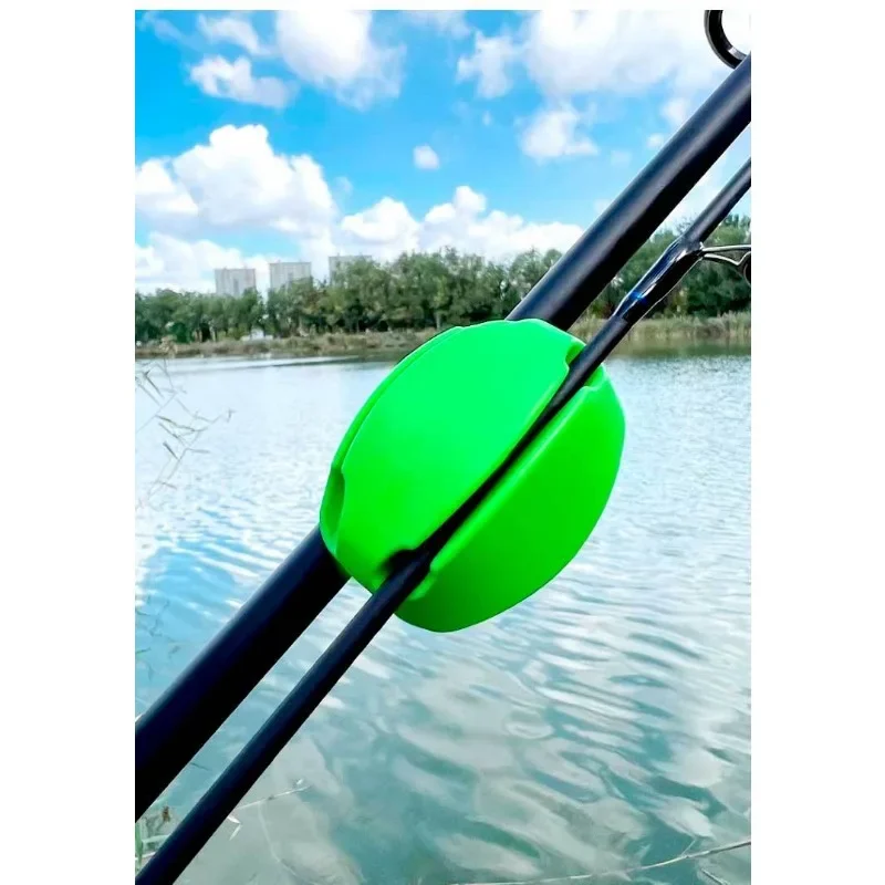 Clip de retención de bola de caña, Protector de soporte de varilla, dispositivo de almacenamiento, equipo de pesca, herramientas, accesorios de pesca, 2 uds. - imagen 5