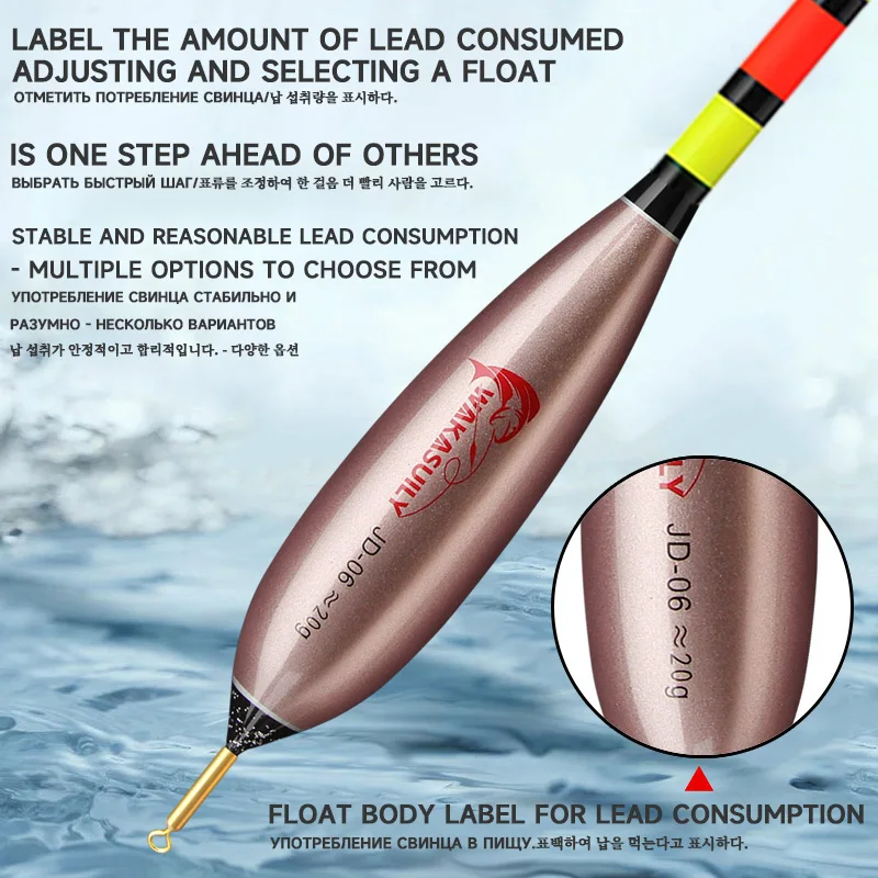 2025 nuevo producto 2 piezas flotador de pesca electrónico luz nocturna 3 malla 6,8 MM flotador de pesca en roca equipo de pesca al aire libre de invierno - imagen 3