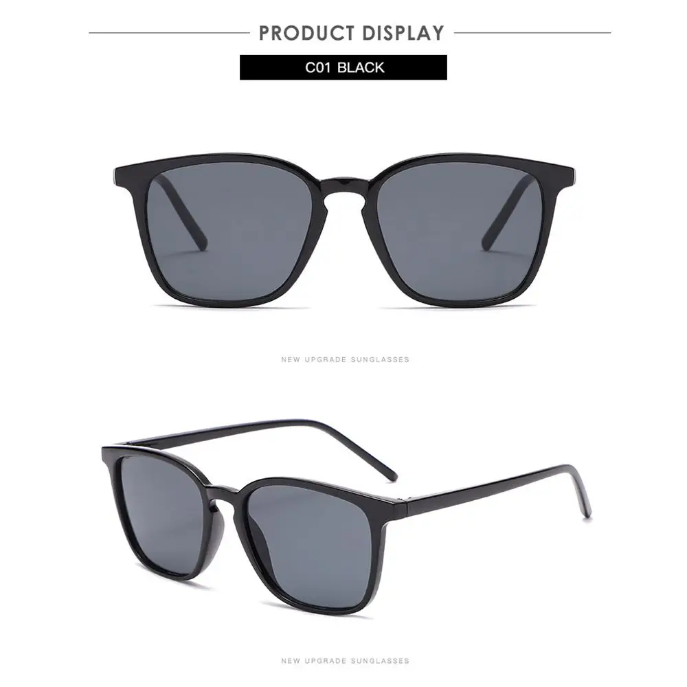 Gafas de sol cuadradas para hombre y mujer, lentes de sol Retro de alta calidad, de tendencia de verano - imagen 2