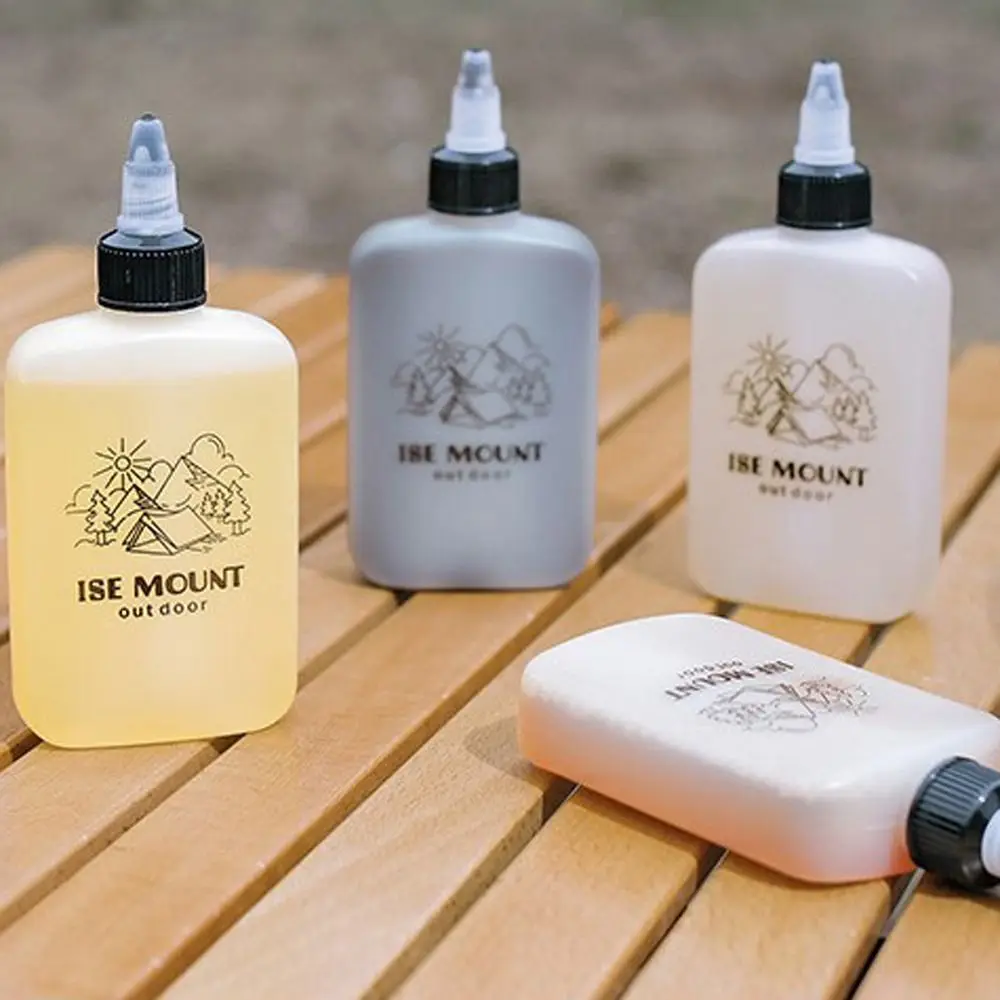 Botella de aceite sellada portátil para exteriores, contenedor de condimentos para barbacoa, Camping, dispensadores - imagen 4