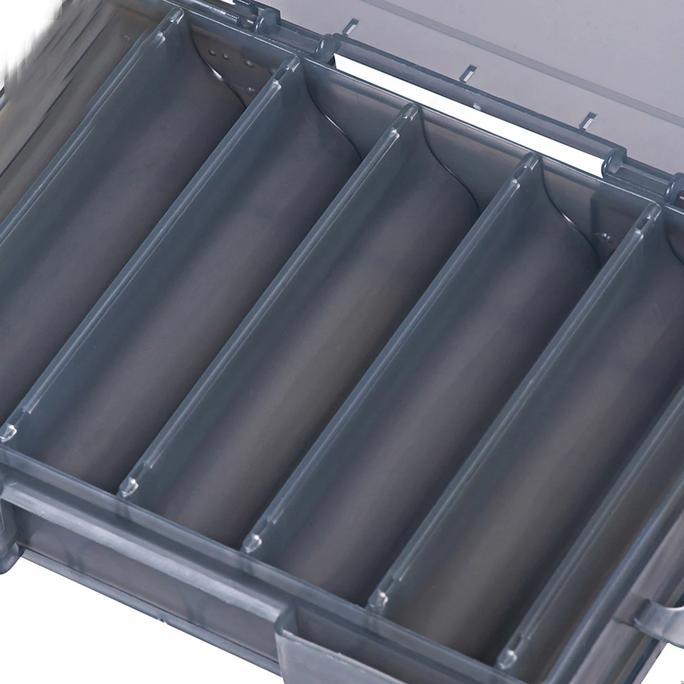 Caja de aparejos doble capa – Organizador portátil con compartimentos