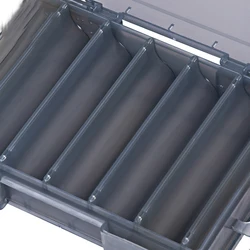Caja de aparejos doble capa – Organizador portátil con compartimentos