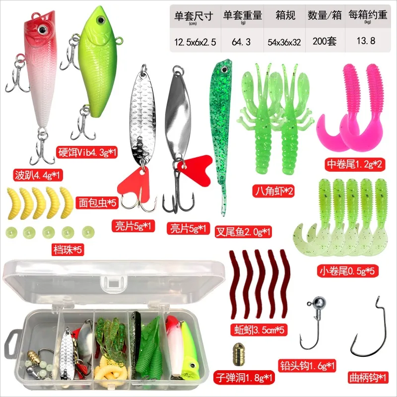 Juego de señuelos artificiales Alasicka para pesca en mar - imagen 3