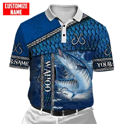 PLstar Cosmos Polo Pesca Wahoo 3D Personalizado