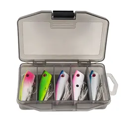 Señuelo de superficie Popper FREE FISHER con anzuelos triples