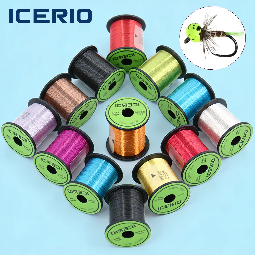 ICERIO Hilo de cobre 0.1mm para atado de moscas – Ninfas y trucha