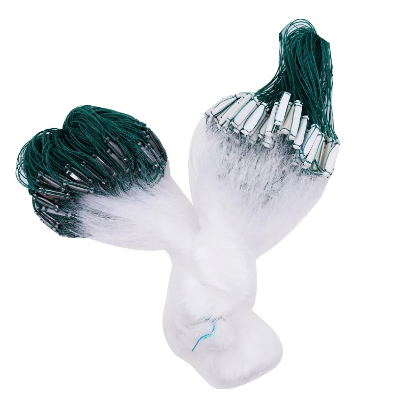 Trampa de red para peces, malla de una sola capa, pesca de carpa, pesca de agua dulce, artículos de monofilamento, Material de equipo flotante - imagen 4