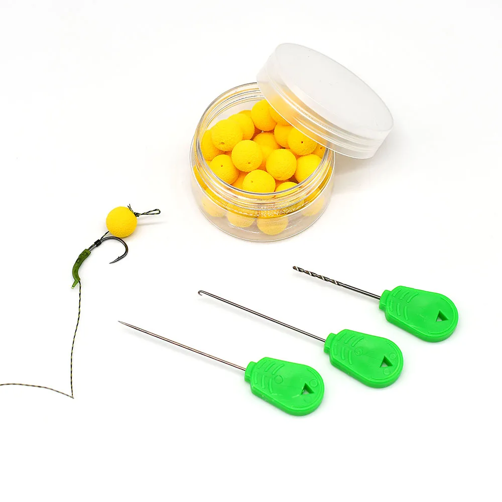 MNFT Kit agujas cebo carpa con taladro para aparejos y moscas - imagen 5