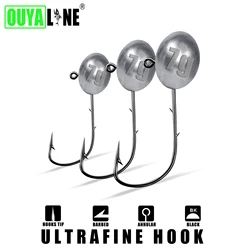 Anzuelos Jig Head Rockfish Ajing 1X para vinilo lubina
