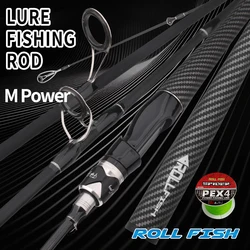 Caña Baitcasting Carbono Media RolFish - Agua Dulce y Salada