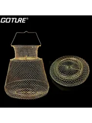 Red plegable Goture – Alambre de metal para cangrejos y calamares