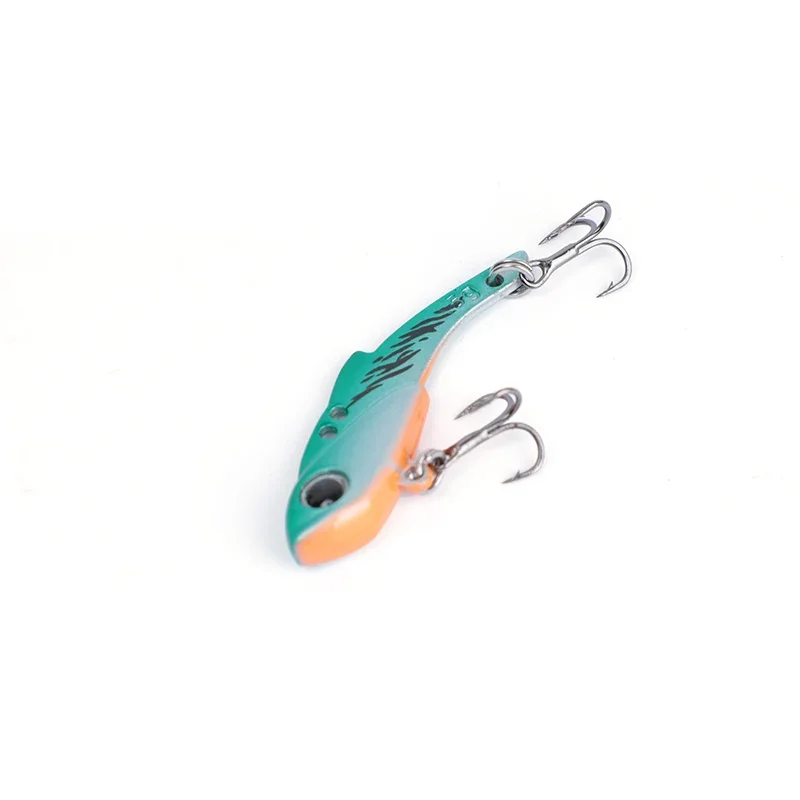 Señuelo de pesca con cuchara VIB, 3,5/5g, cebo de pesca giratorio de Metal, Crankbait, lubina, cebos duros artificiales, aparejos de pesca VIB de cigarra - imagen 3