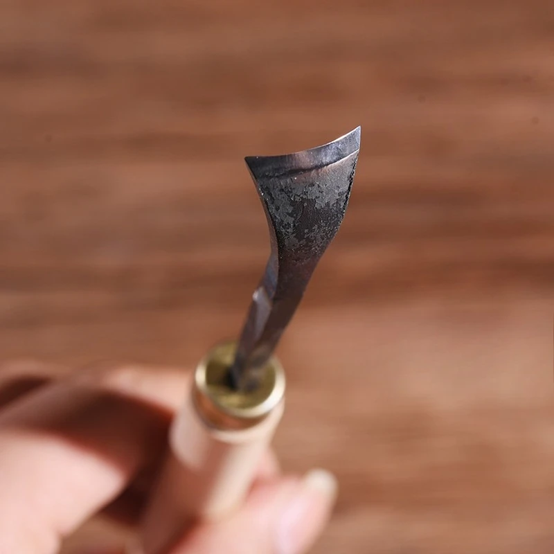 Cinceles arqueados para tallar madera – Juego profesional 3 piezas - imagen 4