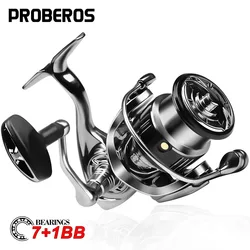 Carrrete giratorio CNC 1000S-3000S 5,5:1 7BB para pesca deportiva