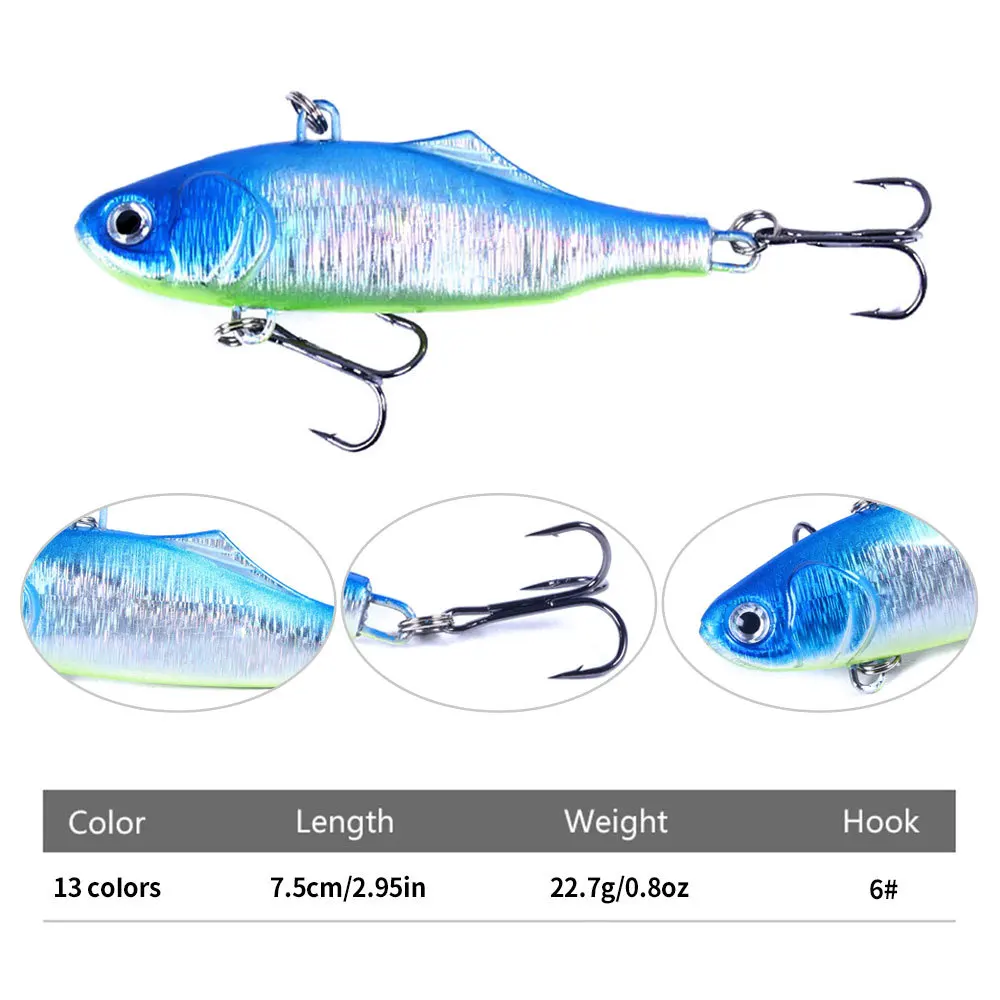 Señuelos de Pesca de 7cm y 24g, cebos de pesca de tiro largo, vibración de hundimiento, Wobblers Crankbait Isca Artificial, 1 piezas - imagen 2