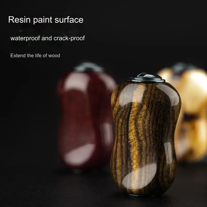 Brazo de carrete de pesca con mango de metal, bola modificada de registro de calidad destacada de madera maciza, detalles de carrete de pesca, 1 Uds. - imagen 2