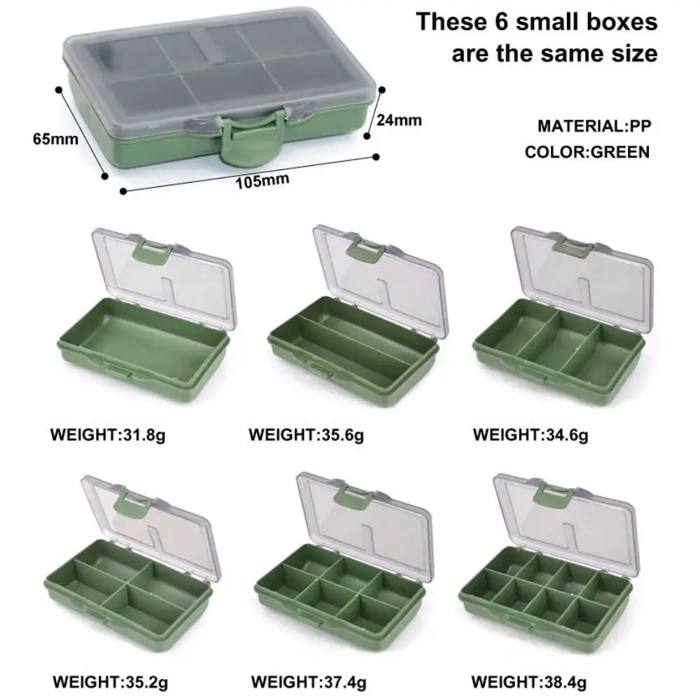 Estas seis cajas pequeñas son perfectas para organizar y almacenar artículos pequeños de manera eficiente