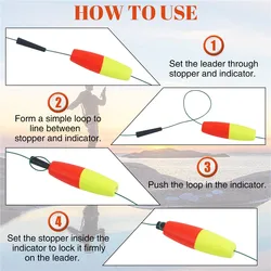 Peg Slip Bobber flotador indicador para pesca de bagre y lucioperca