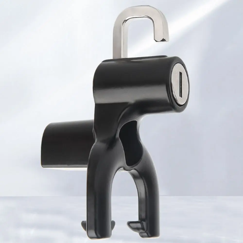 Cerradura para casco de motocicleta 2 en 1, gancho Universal de seguridad multifunción para bicicleta, almacenamiento de manillar impermeable, colgador para motocicleta - imagen 5