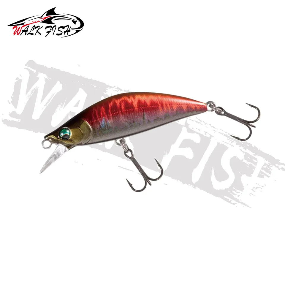 WALK FISH-señuelo de pesca duro Crankbait Stream para perca, Lucio, trucha, lubina, 50mm, 5,2g, diseño japonés, 1 unidad - imagen 5