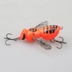 Testar avispa Crawl cebo 5g 9g insecto biónico agua dulce flotante Swimbaits superficie de río cebo duro lubina carpa Lucio Señuelos de pesca