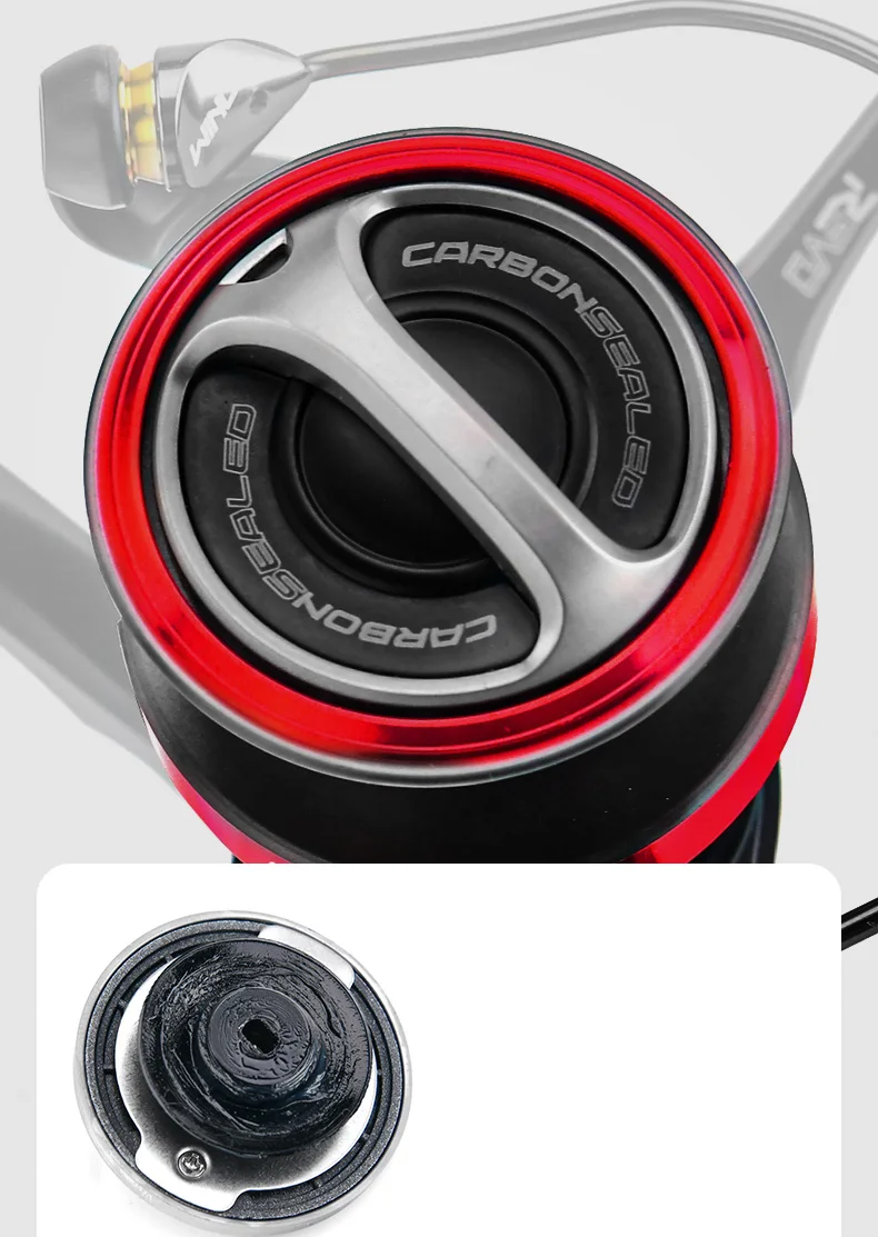 Descubra el diseño elegante y la tecnología avanzada del Reel de Carbon SealO