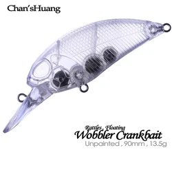 Chan'sHuang Wobbler 9cm 13,5g – Crankbait flotante hecho a mano