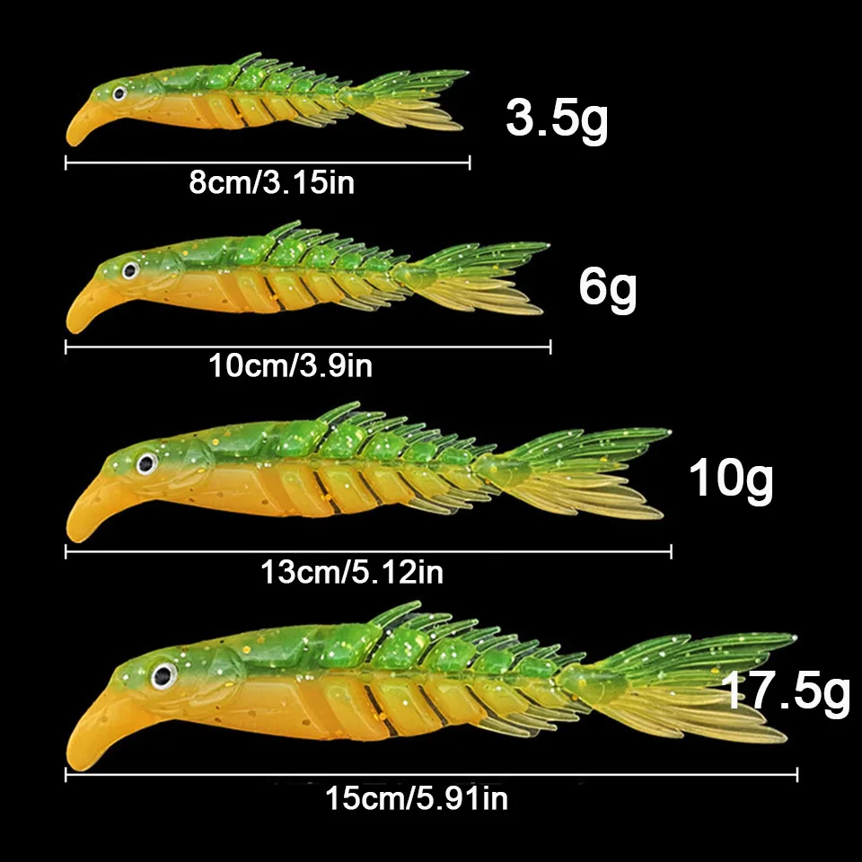 Señuelos de Pesca blandos de 2 piezas, cebo suave, tijeras multisección, cola de pescado, suministros de pesca, doble Color, barco de mar - imagen 2