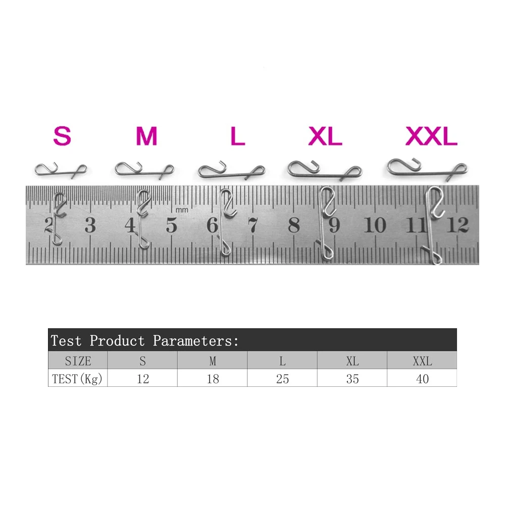 MNFT 50 unids/pack conectores trenzados sin nudos conector de cable de sedal accesorio giratorio de barril de Pesca herramienta de aparejos de Pesca Kit de señuelo - imagen 4