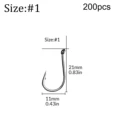 200pcs size 1