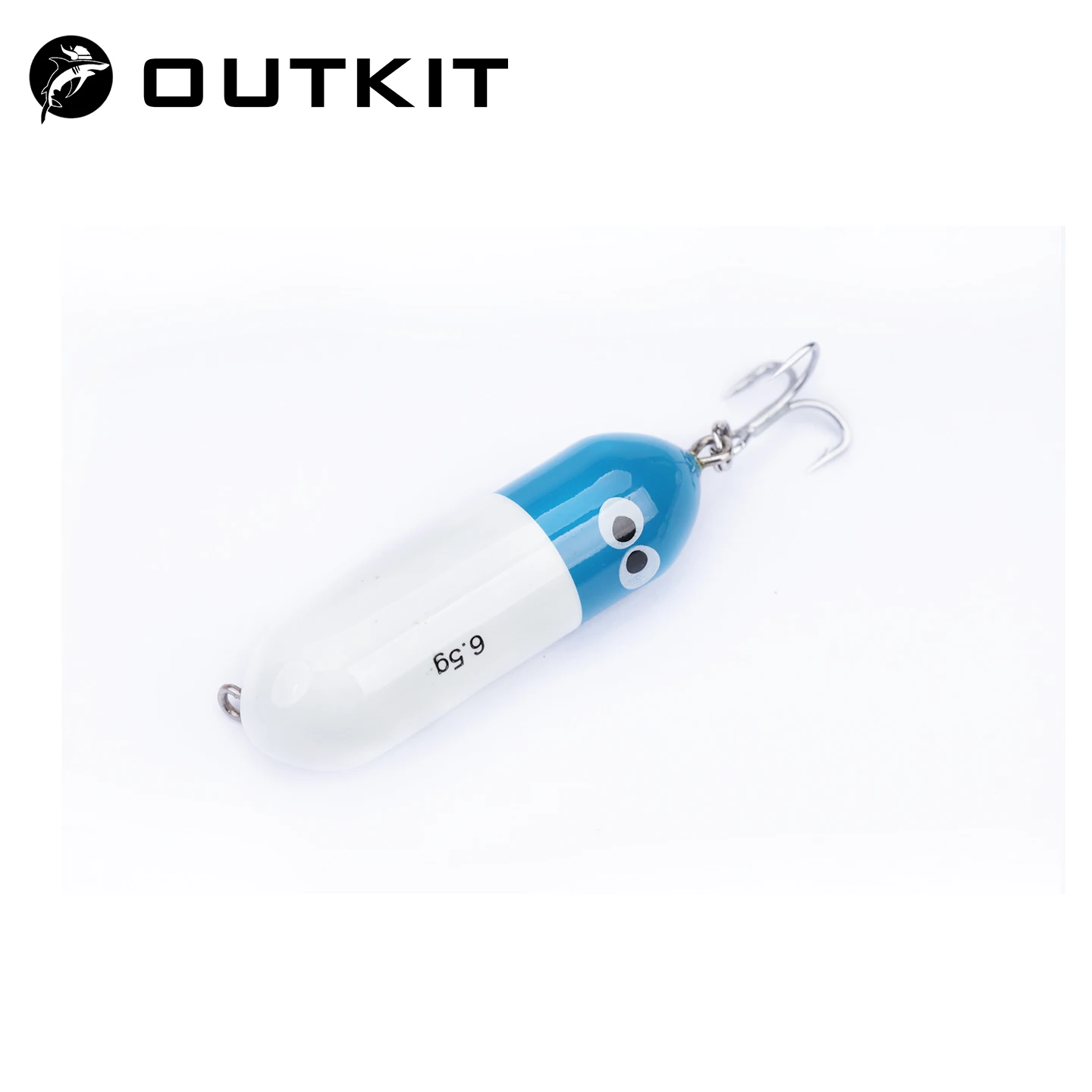 OUTKIT Lápiz Topwater de madera – Giro automático para lubina y perro