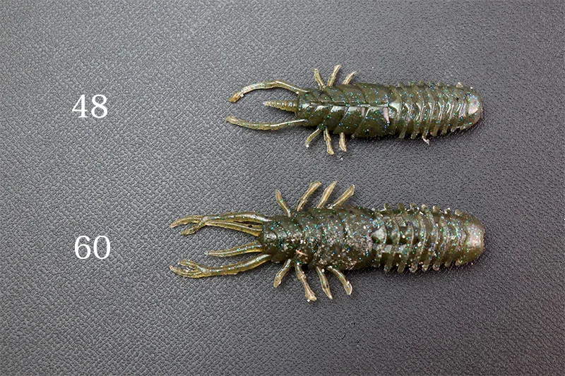 Japón JACKALL nuevo Wamwam48/60 Spade Beetle sin plomo alta gravedad específica señuelo suave cebo negro Pit competición - imagen 3