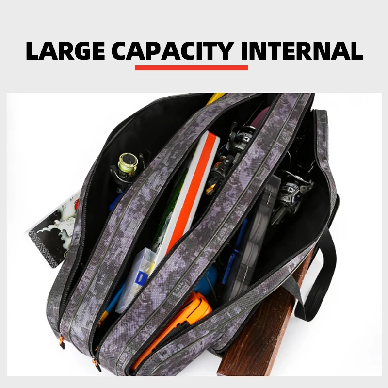 Bolsa portacañas de mar con gran capacidad y múltiples capas - imagen 3