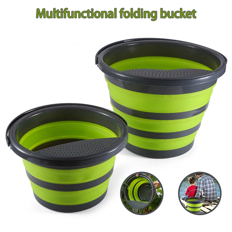 Cubo de limpieza portátil, bañera de agua plegable, ahorro de espacio, olla de agua al aire libre para el hogar, lavado de coches - imagen 3