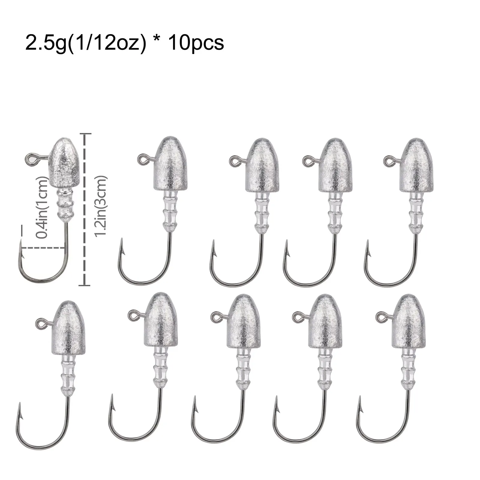 10pcs 2.5g