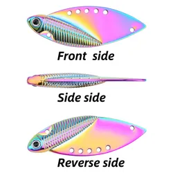 15 Uds señuelo VIB de Metal 7g 10g 15g 20g cuchara de vibraciones vívidas Señuelos de pesca lubina cebo duro Artificial cigarra señuelo VIB cebo ojos 3D