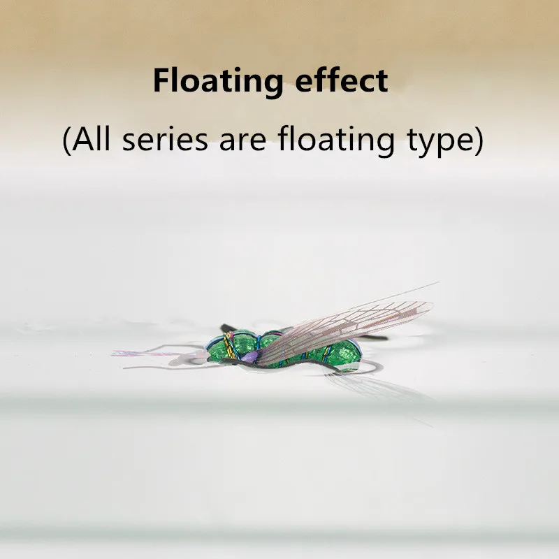 Mosca seca abeja flotante señuelo para trucha - imagen 4