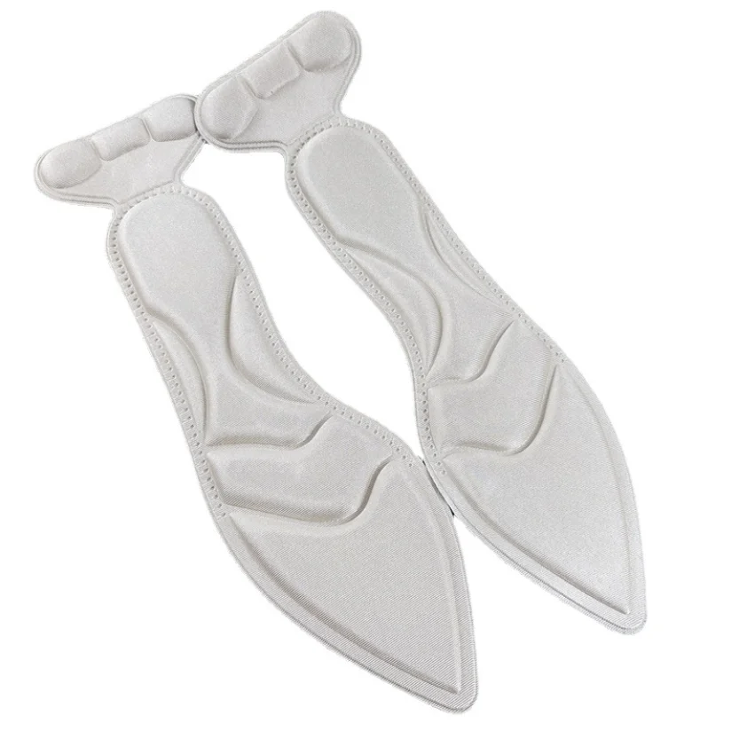 1 par de plantillas con inserciones para el talón, transpirables, antideslizantes, para agarre de tacón alto, puede cortar accesorios para zapatos, plantillas - imagen 4