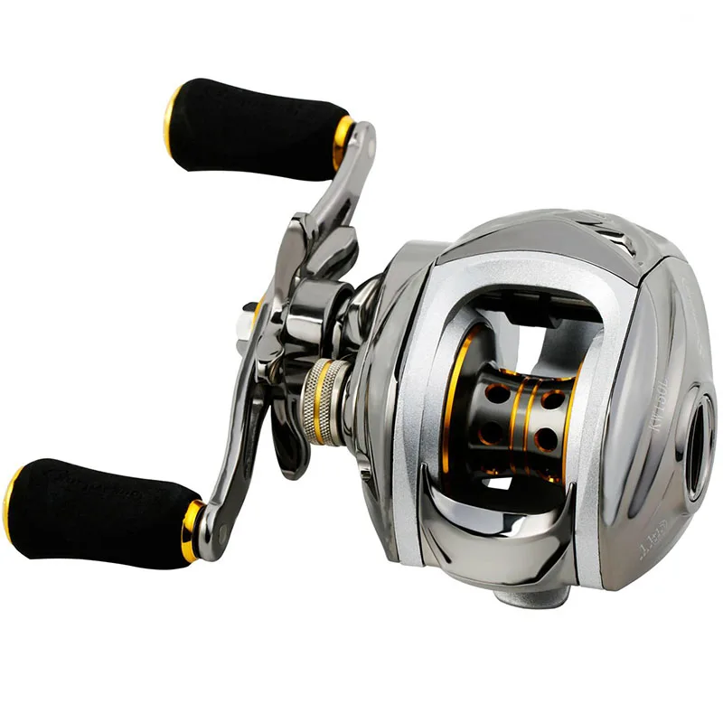 Sougayilang Baitcast Rod Reel Combo portátil 4 secciones M Power Casting caña de pescar con 11 + 1BB Baitcasting Kit de carrete de pesca - imagen 3